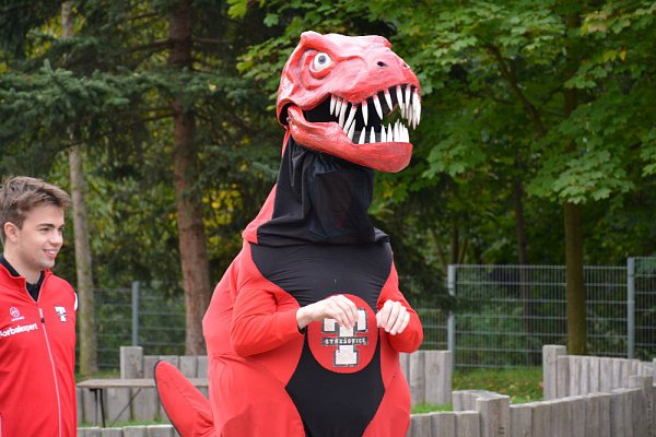 Florbalové dopoledne a T-Rex